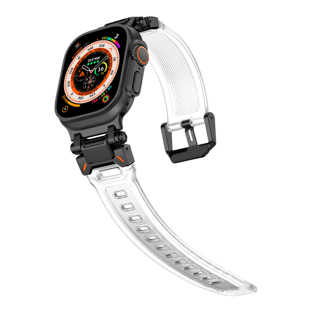 #Color_Black Adapter-Transparent Band