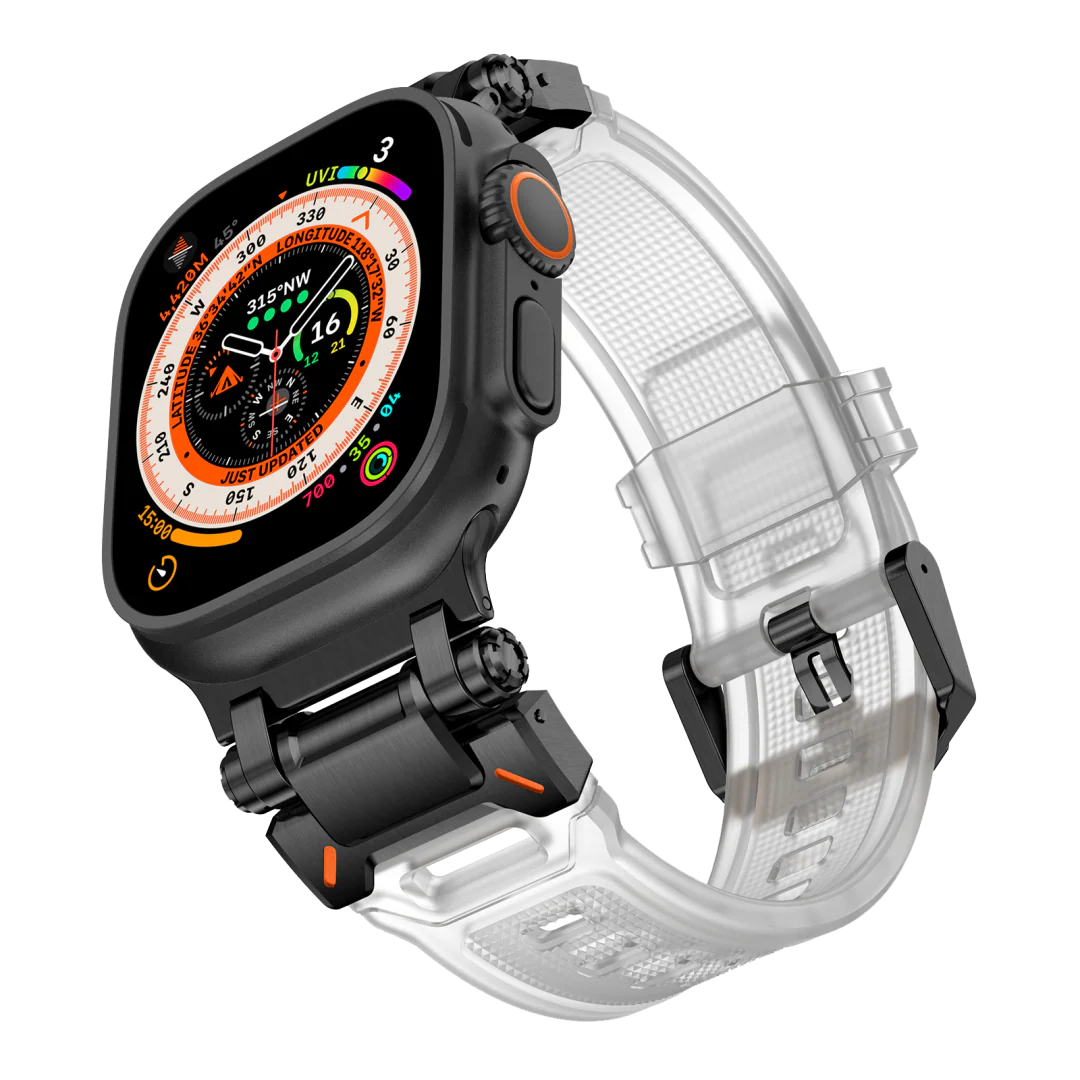 #Color_Black Adapter-Transparent Band